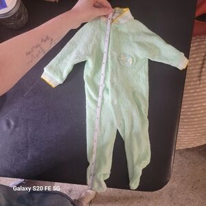 Vintage Mint Green Baby One Piece